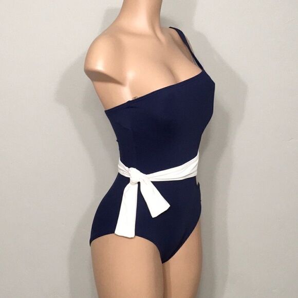 Vince Camuto one shoulder swimsuit - Picture 3 of 9